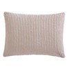 Beatrice Home Fashions Channel Chenille, Standard Sham, Blush