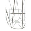 Meinposten Small Side Table Storage Basket Mini Table Basket Round