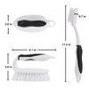 HileSwan Scrub Brush Set, 4 Pack Deep Cleaning Brush Kit