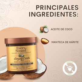 Every Strand Simply Curls Coco Oil/Shea Curl Creme, 15 Ounce