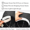 Gejoy Golf Hat Liner Cap Absorbent Sweat Pad for Baseball