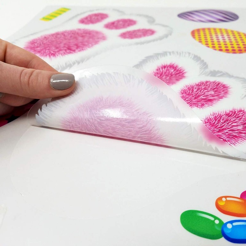 Colonel Pickles Novelties Easter Decorations Bunny Footprints Kit – 80