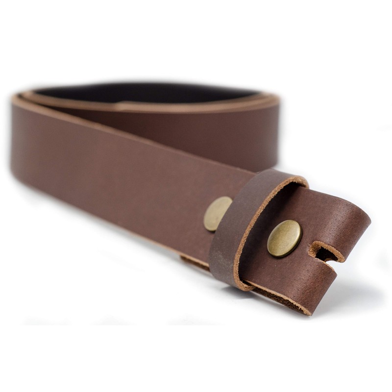 Ashford Ridge 40mm Full Grain Leather Belt with Press Studs,