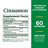 Nature's Bounty Cinnamon 2000mg Plus Chromium, Sugar Metabolism Support Supplement,