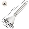 Corn Peeler, 2 Pack Corn Stripper Premium Stainless Steel Corn