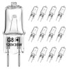 G8 Halogen Bulb, 35W 120V G8 Bi-Pin Base Xenon Bulb,