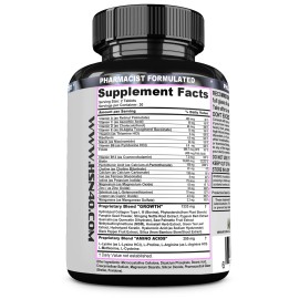 Vitamins HSN 40 Hair Growth Supplement. Vitamin, Mineral, Amino Acids, Biotin 10000 Pills