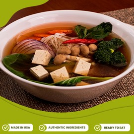 Essence of Lotus Instant Vegan Pho Soup Mix — Ready-to-Eat Flavorful, Restaurant-Quality Pho broth, Made in the US (Vegan Pho Broth Mix, 1-Pack)