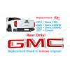 Auto GMC Rear Tailgate White Red GMC Emblem GMC Sierra