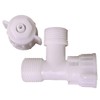 NuFlush Nylon Bidet T-Adapters 1/2 inch Female 1/2 inch Male,
