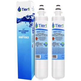 Tier1 RPWF Refrigerator Water Filter 2-pk | Replacement for GE RPWF (NOT RPWFE), WSG-4, MPF15350, DWF-36, R-3600, OPFG3-RF300, RWF3600A, WD-RPWF, WF277, Fridge Filter