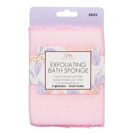 Cala Spa Solution - Juego de baño exfoliante y limpieza (toalla elástica y esponja de baño)