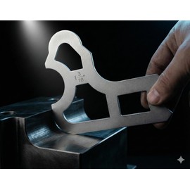 Accusize Industrial Tools 8 Pc Radius Gauge Set 1-1/16'' to 1-1/2'' Gauges without Holder, 3602-5023