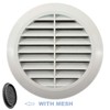 Cotarba 90mm Round Air Vent Grille - White