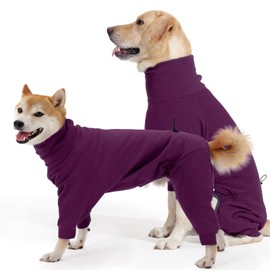 Hjyokuso Dog Jumper, Dog Jumpers For Small Medium Large Dogs, Dog Fleece Jumper, Dog Jumper With Legs, Warm Dog Sweater, Dog Jumper With Harness Hole, Dog Coat, Dog Onesies Dog Hoodie Dog Clothes 2XL