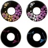 Colorful and Stylish Cosmetic Tsuba [Kendo Tsuba Tsuba] Double Cherry