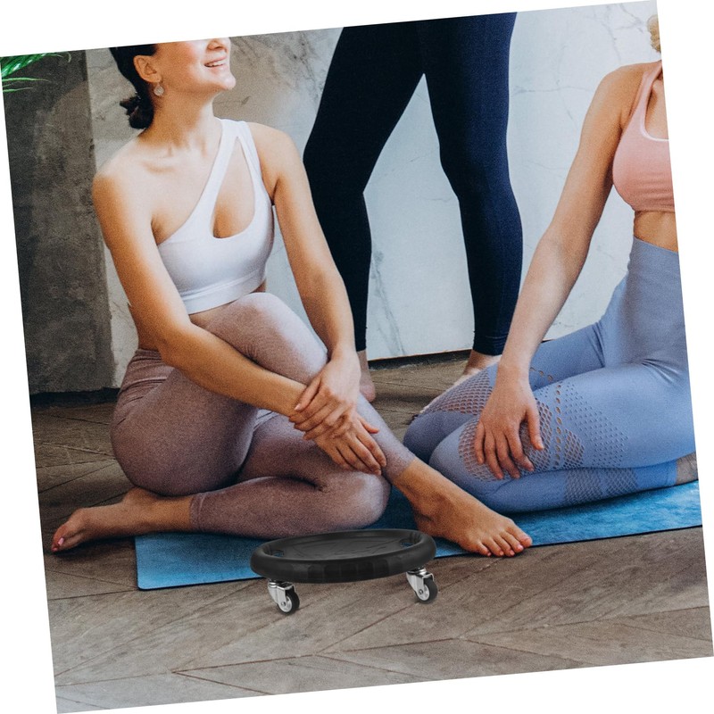 GRIRIW Abdominal Training Sliding Disc with Knee Cushion Quiet Durable