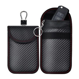 Faraday Pouch for car Keys,Faraday Bag | 2 Pack Car Key Signal Blocking Pouch | Keyless Entry Car Keys Case | RFID Blocker Bag for Car Security | Anti-theft Remote Entry Keyless Protect