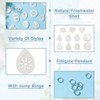 FASHEWELRY 22pcs Natural Freshwater Shell Charms Flat Sea Shell Pendants