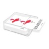 Mr. & Mrs. Panda 10er Set Personalisiertes Untersetzer Set Flamingo