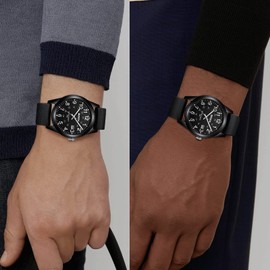 LN LENQIN LN LENQIN Mens Watches Analog Quartz Sports Unisex Watch 30M Waterproof Nurse Watches for Men Women Nurse Medical Professionals Military Time with Second Hand Glowing Easy to Read Dial Wrist Watch