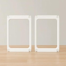 Clear Acrylic Dog Playpen Transparent Pet Playpen Indoor-Easy Assemble and Disassemble Dog Fence-Clear Pet Pen Dog Playpen for Puppy Bunny Cat Pig(23.6" H, 2 Panels) White