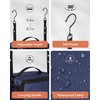 Vokelater Suitcase Organizer, Travel Luggage Organizer Hanging Shelves Packing Cube