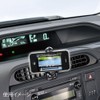 Carmate swing 360-degree rotation smartphone dedicated holder spin catch black
