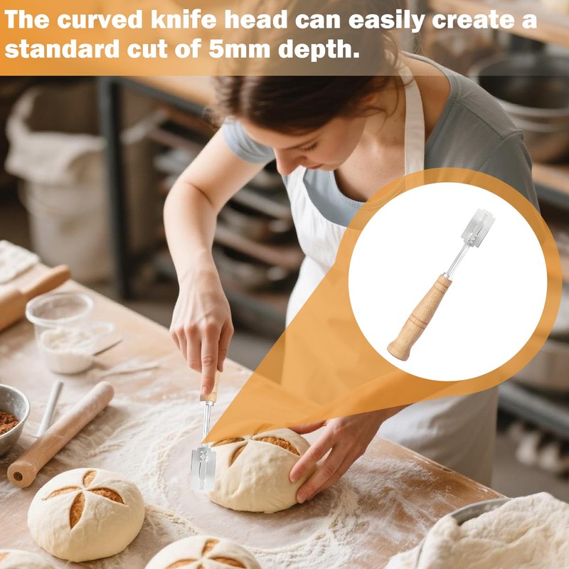 Gyinere Bread Lame,Bread Scoring Tool,Sourdough Scoring Tool,Lame Bread Tool,Bread Lame