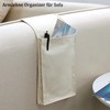 thirei Armrest Organiser for Sofa, Couch Armchair, Bed Storage Bag,