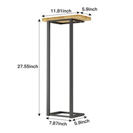 Whitmor Towel Racks for Bathroom, Towel Holder with Storage Shelf, 27 inch Towel Rack Wall Mounted for Small Bathroom, Wall Towel Storage Rack for Rolled Towels