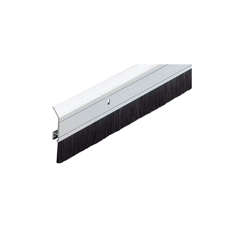 M-D Building Products 05100 Brush Door Bottom Sweep, Silver/Brown