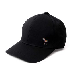 Paul Smith Zebra One Point Baseball Cap Hat (Black), Black