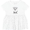 inktastic Boo I Mean Moo Infant Dress 6 Months White