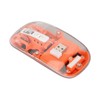 Wireless 2.4G Bluetooth Transparent Mouse 2400 DPI Rechargeable 400mAh RGB