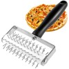 Pizza Dough Docker Stainless Steel Pizza Roller with Spikes Multipurpose