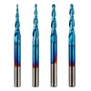 Genmitsu 4pcs 2-Flute Tapered Ball Nose End Mills Tungsten Carbide