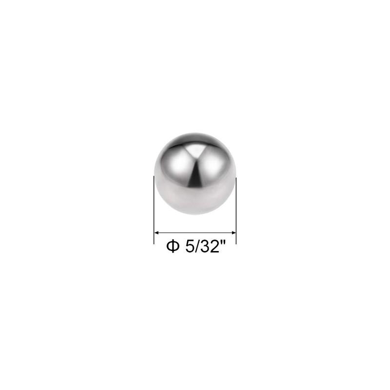 sourcing map 5/32-inch Bearing Balls 440C Stainless Steel G25 Precision