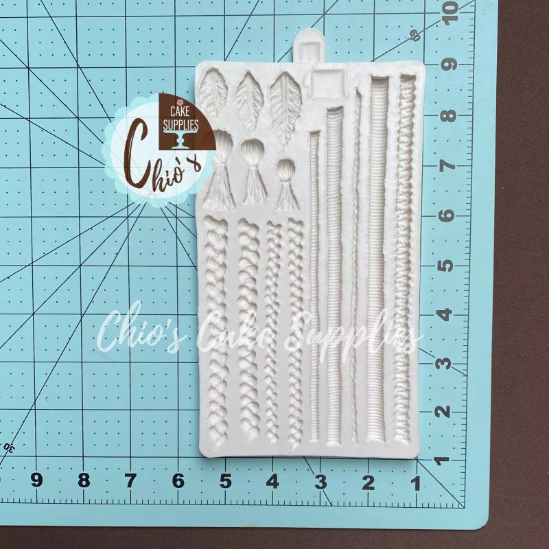 Unbranded Rope and knots / Boho Themed Silicone Mold. 15