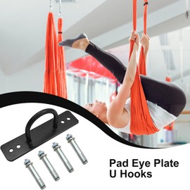 Resistant Band Wall - Resistant Band - U-Shaped Hook Plate, Strength Training Anchors, Workout Hooks for Resistance Bands, Body Weight Straps