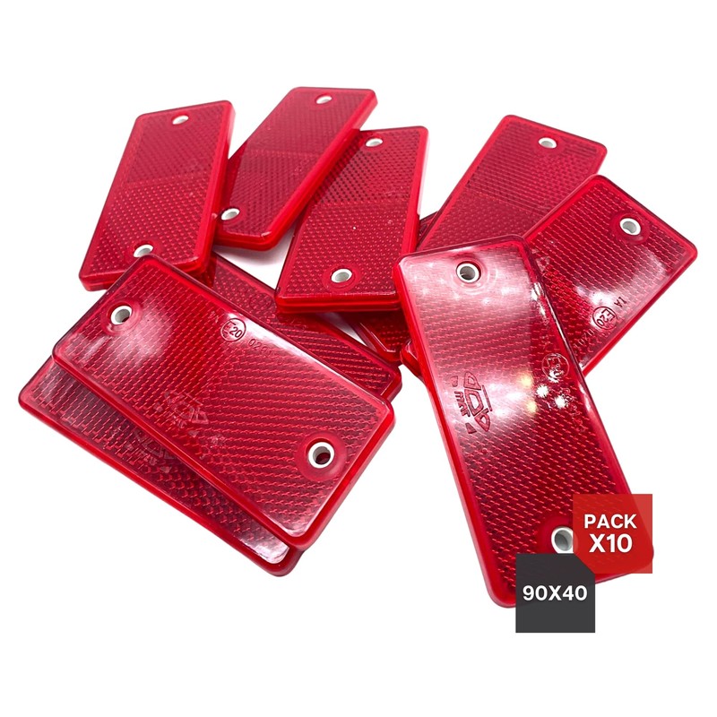 DOJA Barcelona Trailer Reflector Rectangular Rear Reflector Universal Pack of