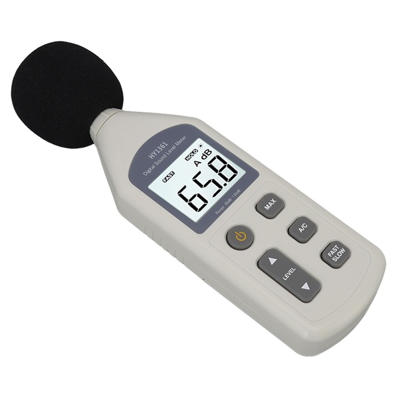Decibel Meter High Accuracy LCD Screen 30 to 130dBA 5V