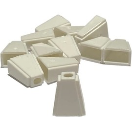 Mini blind cord tassels, in white, 12 pack, by Amazing Drapery Hardware