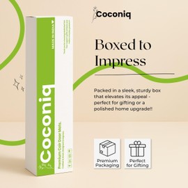 COCONIQ Coir Door Mats 17" X 30", Non-Slip Sturdy, PVC Backed Heavy Duty, Easy to Clean, Ideal for Door Entrance, Patio, Porch, Backyard, Garages, Home Sweet Home, with Cats