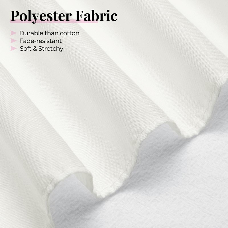 RIMELA Bed Valance Sheet Double Elasticized Bed Skirt Easy to