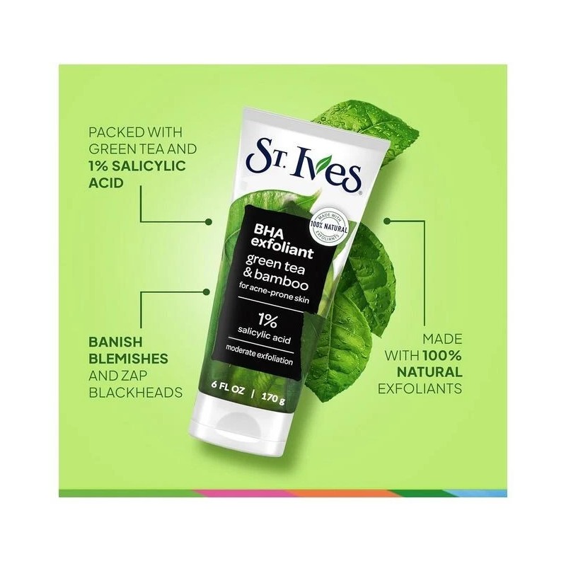 St. Ives Blackhead Clearing Face Scrub, Clears Blackheads & Unclogs