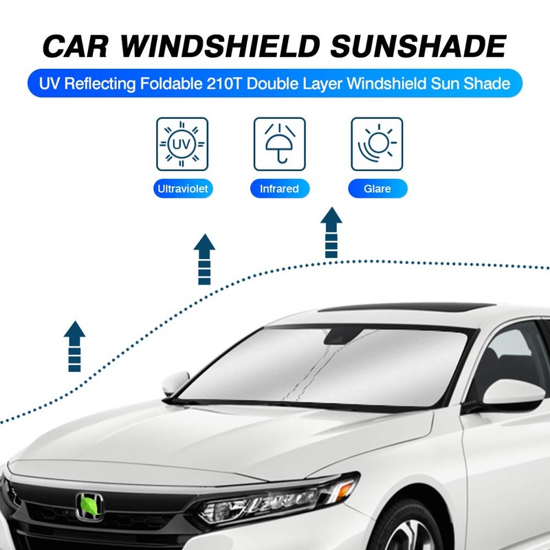 KUST Windshield Sun Shade for Honda Accord Sedan 2018-2022 Sunshade