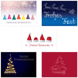 PRICARO 20 x A7 Christmas Cards & Envelopes 2"