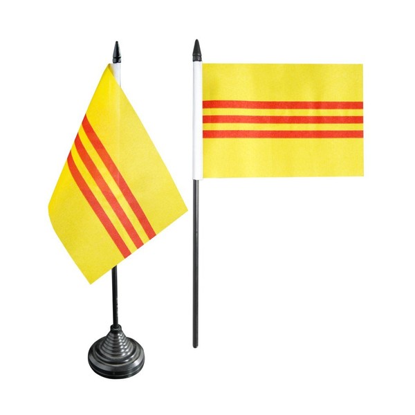 Table/Desk Flag Vietnam old Flag (Südvietnam with Sticker FRITZE®