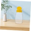 FUNOMOCYA Honey Decanter Beehive Style Refillable Honey Bottle for Sugar